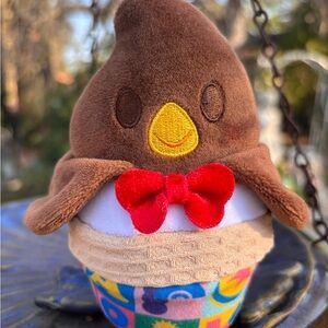 Disney Munchlings Wheezy Chocolate Dipped Cone Plush Toy Doll 5"